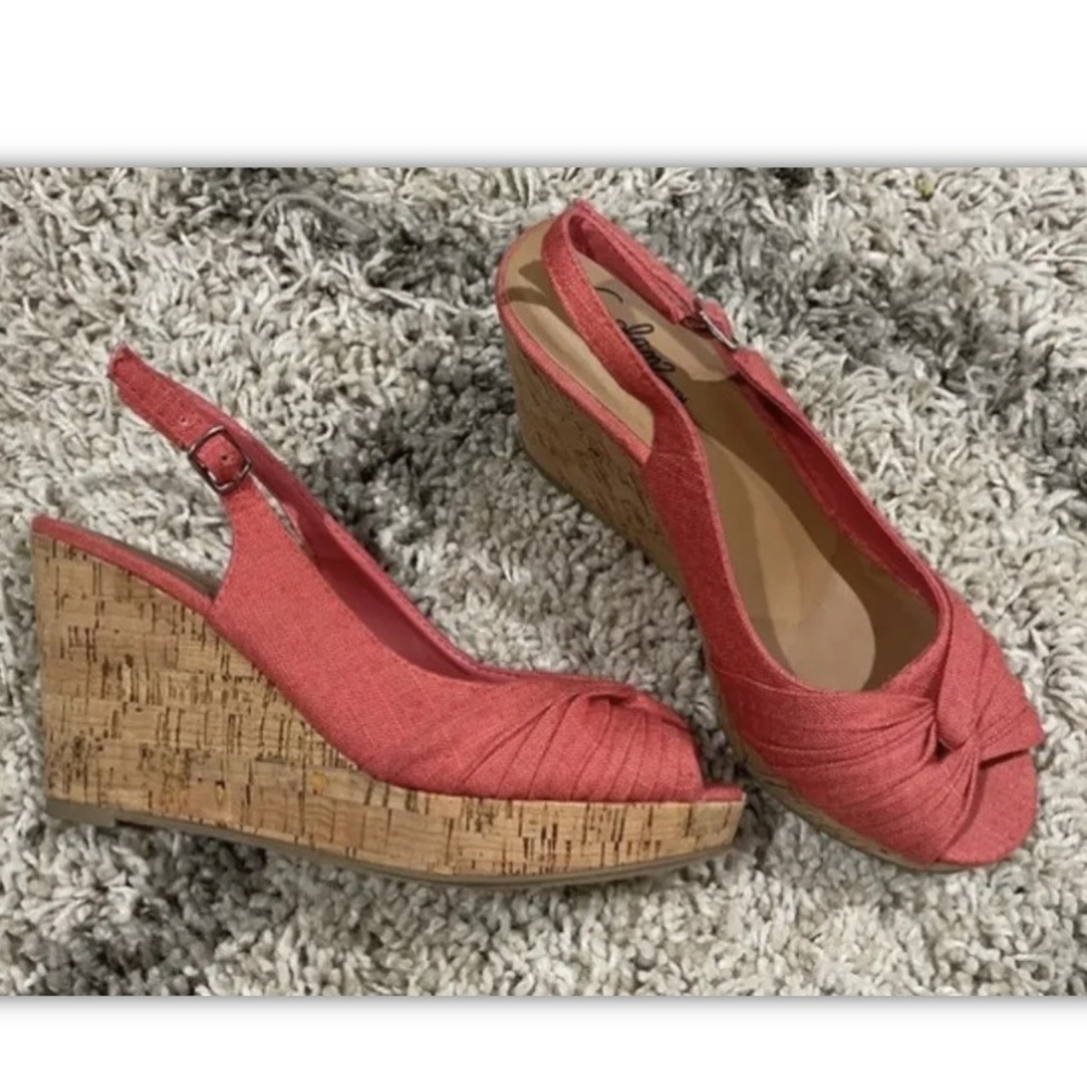 Cute Women’s Solanz Wedges , Cork Wedge ! Heels / Shoes Spring / Summer